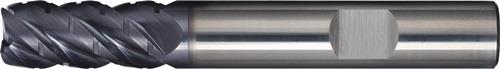 Schaftfräser DIN 6527L Typ NF-UNI D.10mm VHM TiAlN 45Grad HB Z.4 lang PROMAT