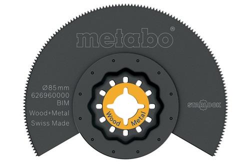 Segmentsägeblatt Starlock D.85mm BiM Zahnt. 1,3mm/20TPI Metabo