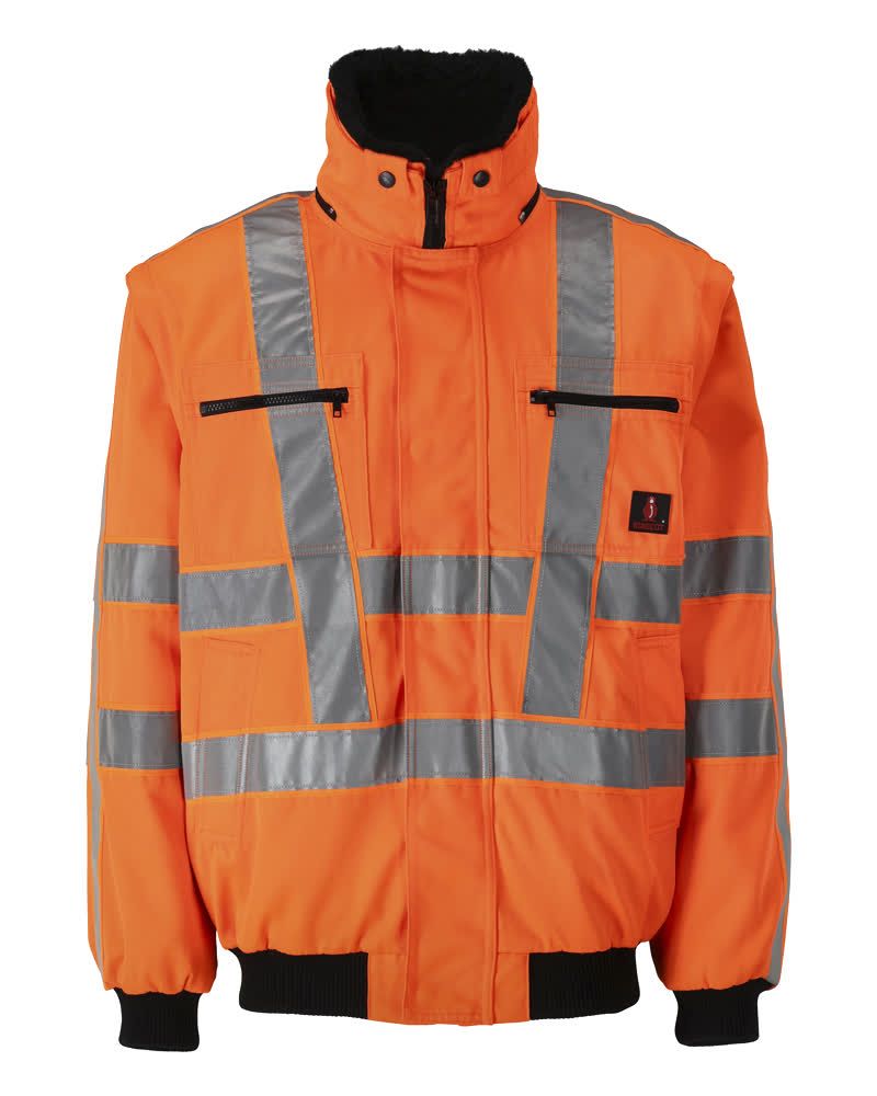 Pilotjacke SAFE ARCTIC Hi-vis Orange 4XL