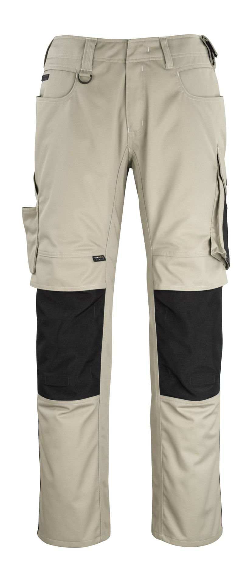 Hose mit Knietaschen UNIQUE Hellkhaki/Schwarz 76C54