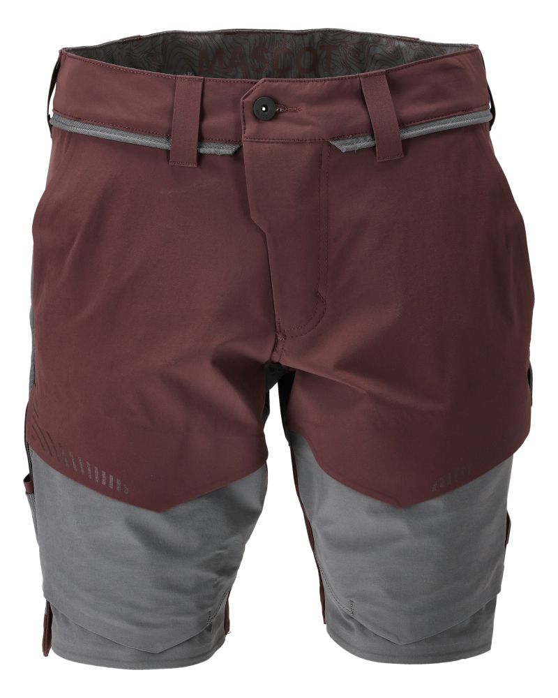 Shorts CUSTOMIZED Bordeaux/Anthrazitgrau 24C44