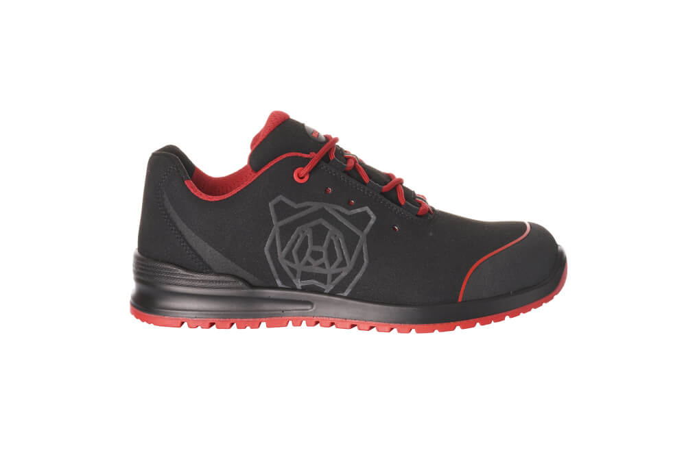 Sicherheitsschuhe FOOTWEAR CLASSIC Schwarz/Rot 36