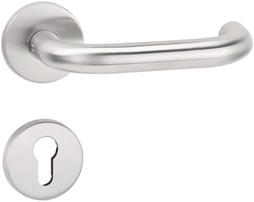 Antipanikdrückergarnitur NW-491 VA 60 TS 45-58mm PZ rd.DIN L/R TECWERK