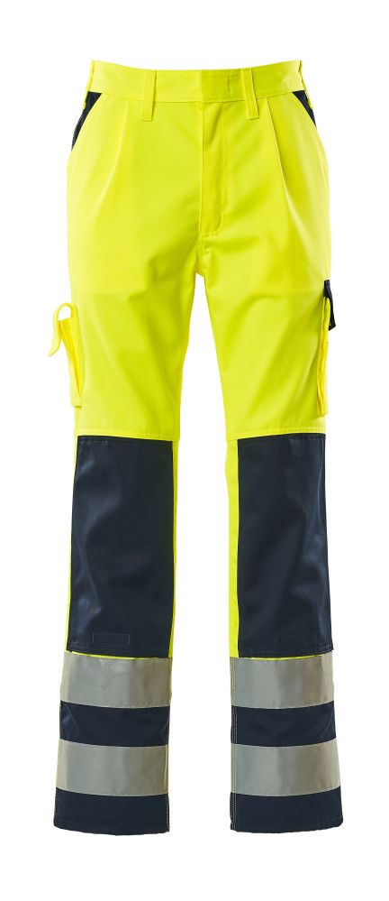 Hose mit Knietaschen SAFE COMPETE Hi-vis Gelb/Marine 76C50