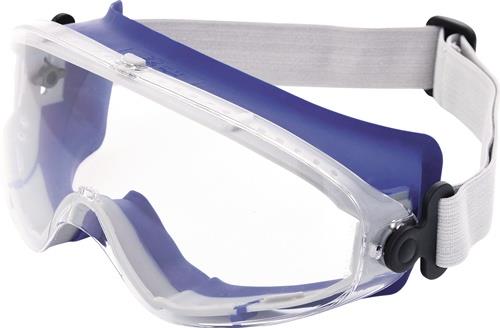 Vollsichtschutzbrille DAYLIGHT TOP EN 166 Rahmen blau,Scheibe klar PC TECWERK
