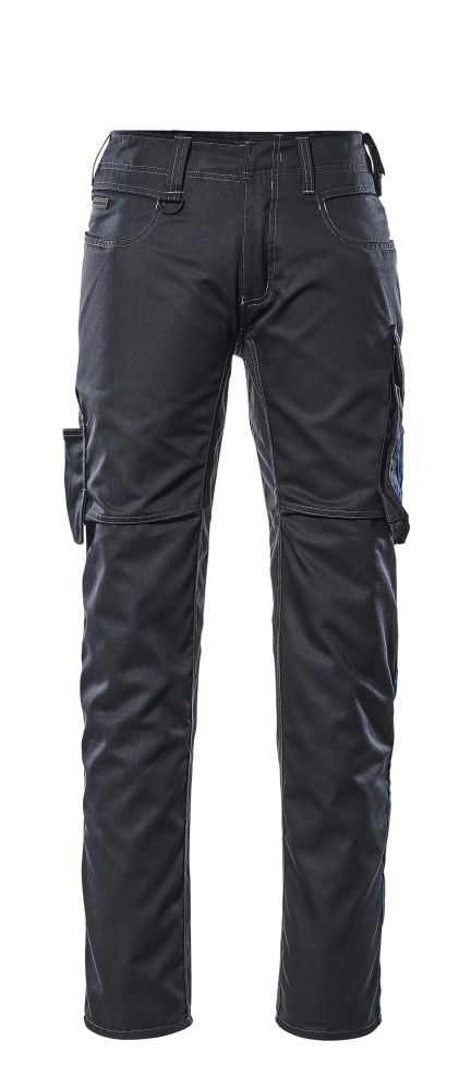 Hose mit Schenkeltaschen UNIQUE Schwarzblau/Kornblau 82C50