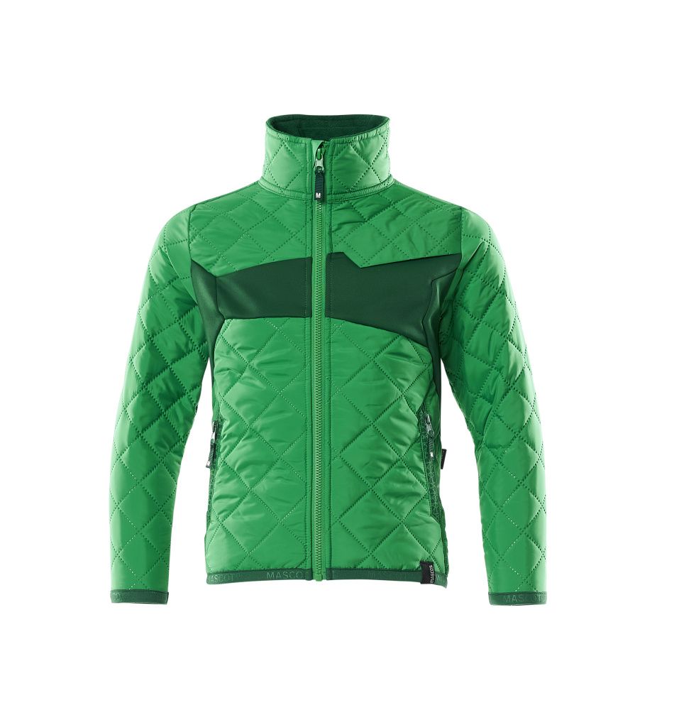 Thermojacke für Kinder ACCELERATE Grasgrün/Grün 104