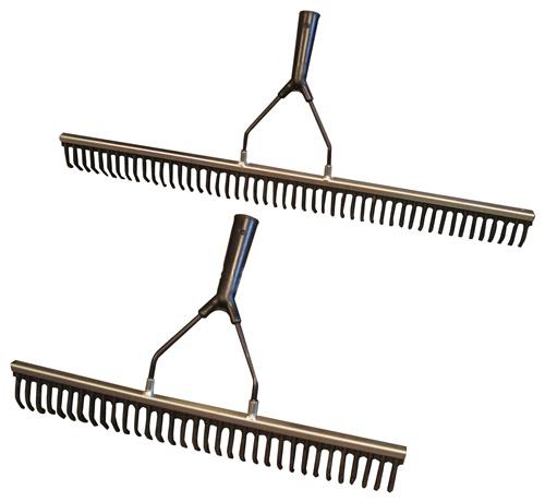 Gummirechen B.500mm Zinken Stahl/Gummi ALUREX