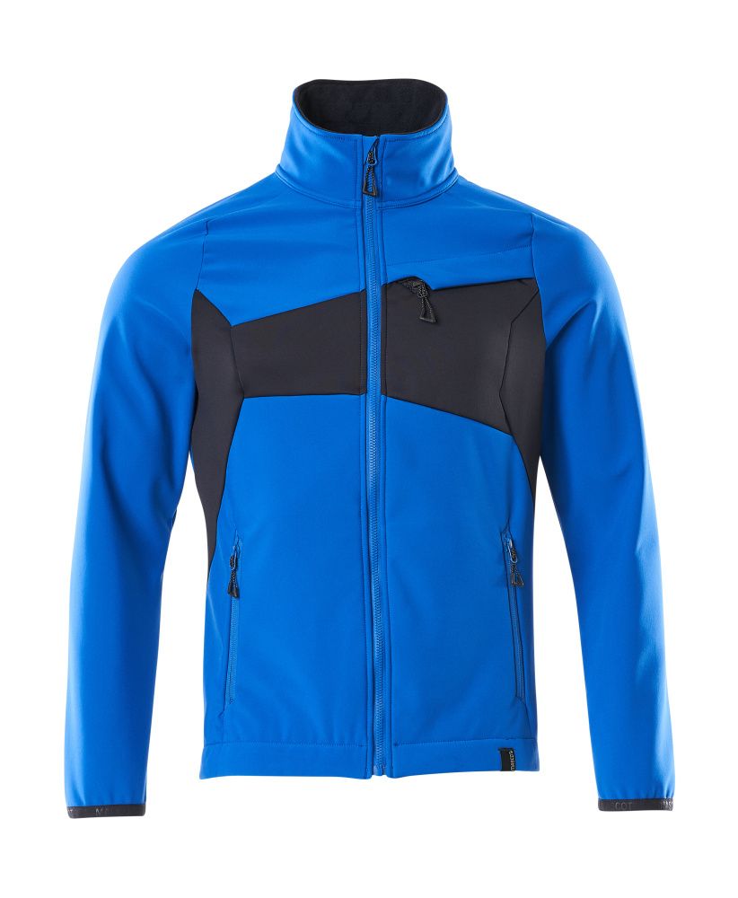 Softshelljacke ACCELERATE Azurblau/Schwarzblau L