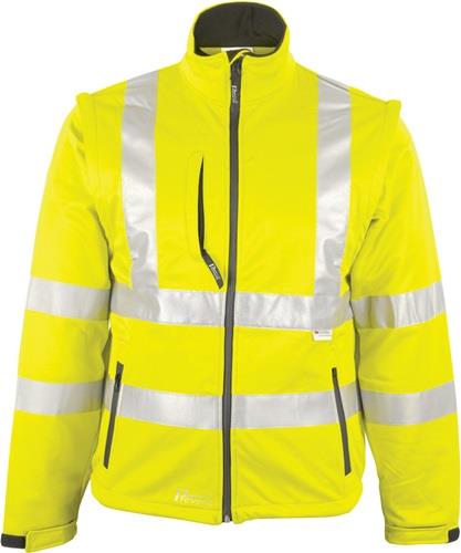Warnschutz-Softshelljacke Gr.XXXL gelb PREVENT