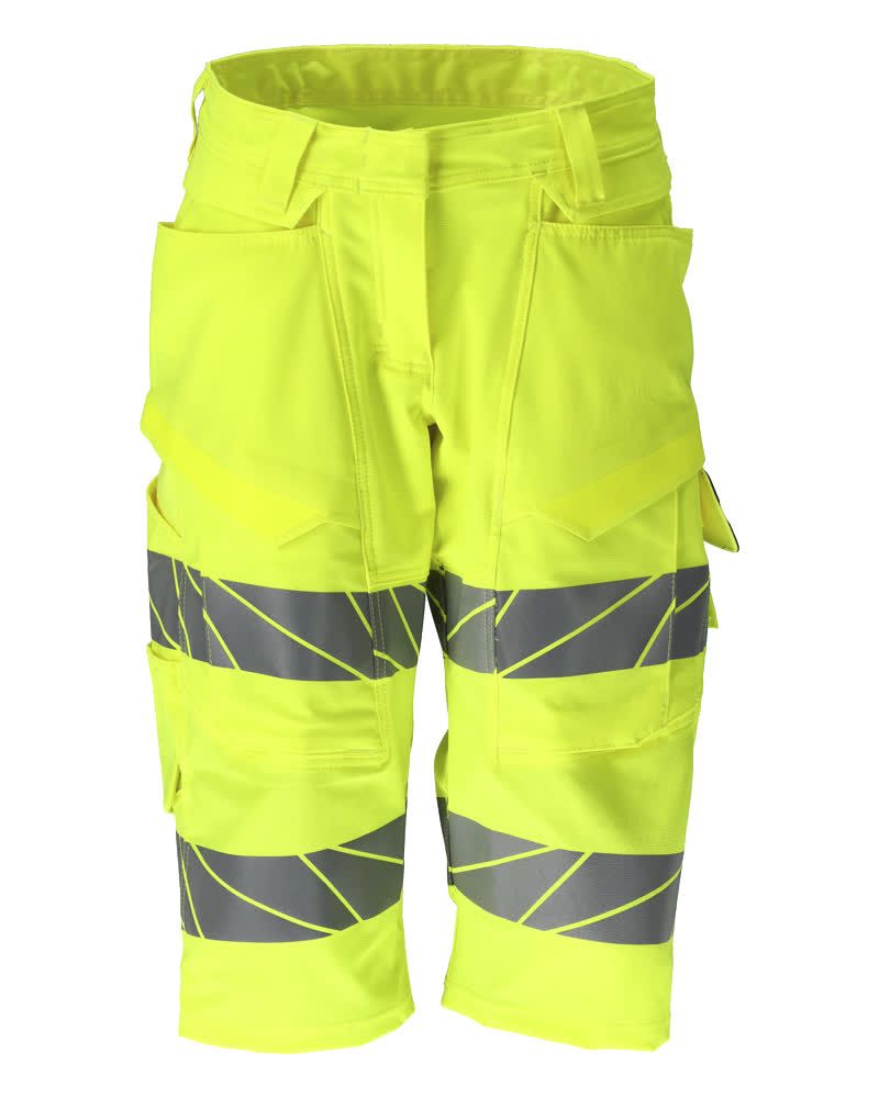 Damen-Passform DIAMOND Shorts, lang ACCELERATE SAFE Hi-vis Gelb C56