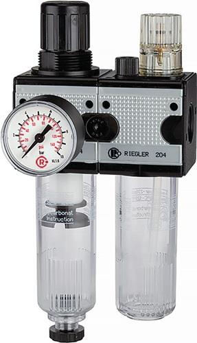 Wartungseinheit MULTIFIX Gew.G 1/2 Zoll HA BG III 2-tlg.5800l/min B.134,8mm