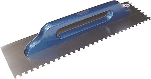 Schweizer Glättekelle L.500mm B.130mm Buchenholzgr.Z.10x10mm gehär.Qualitätsst.