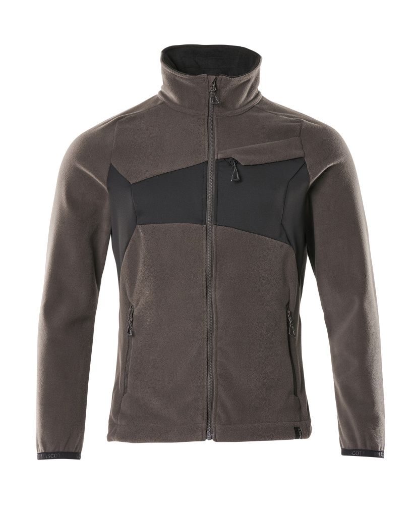 Fleecejacke ACCELERATE Dunkelanthrazit/Schwarz 2XL