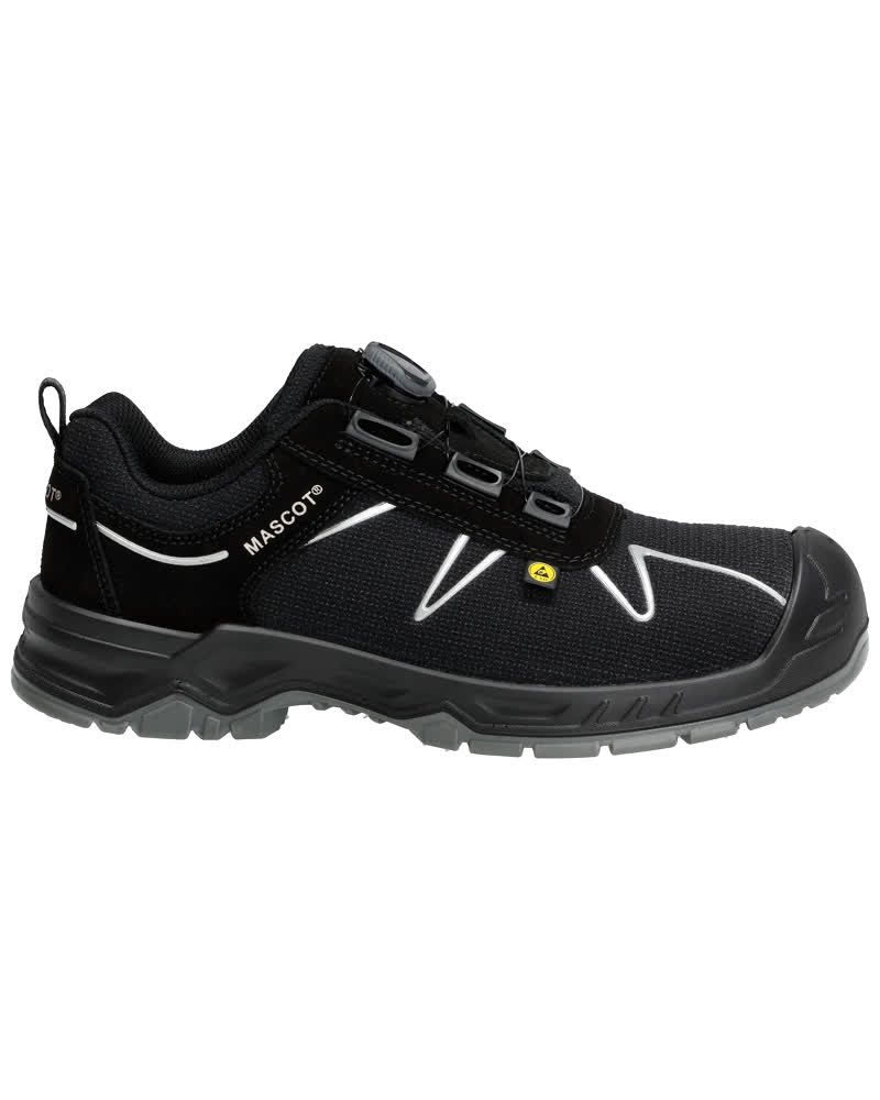Sicherheitsschuhe FOOTWEAR FLEX Schwarz/Silber 1044