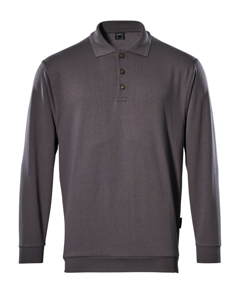 Polo-Sweatshirt CROSSOVER Anthrazit L