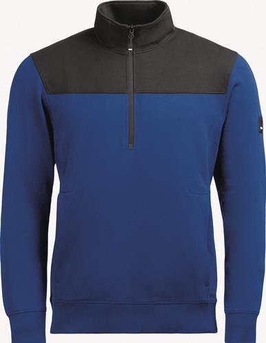 Zip-Sweatshirt ROB Gr.L royalblau-schwarz FHB