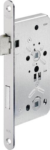 Objekt-Einsteckschloss 0515 BAD 20/ 55/78/8mm DIN L silber rd Kl 3 Zinkdruck.BKS