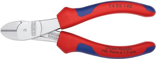 Kraftseitenschneider L.140mm Form 0 Mehrkomp.-Hülle KNIPEX