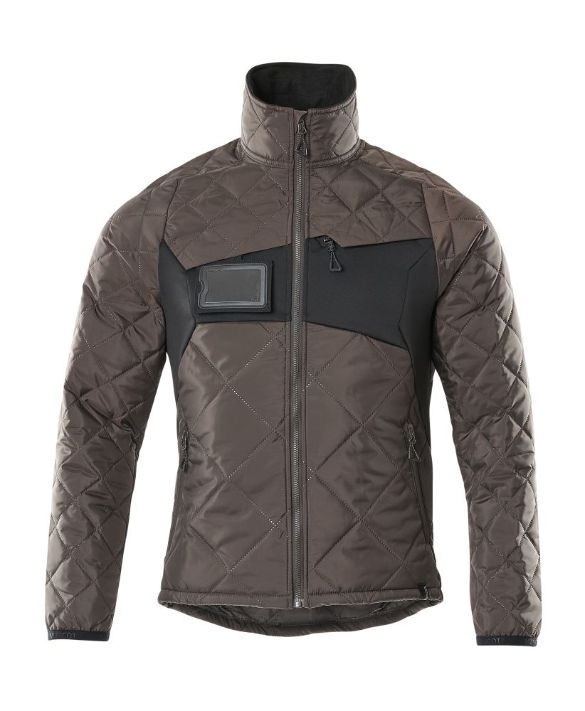Thermojacke ACCELERATE Dunkelanthrazit/Schwarz XL