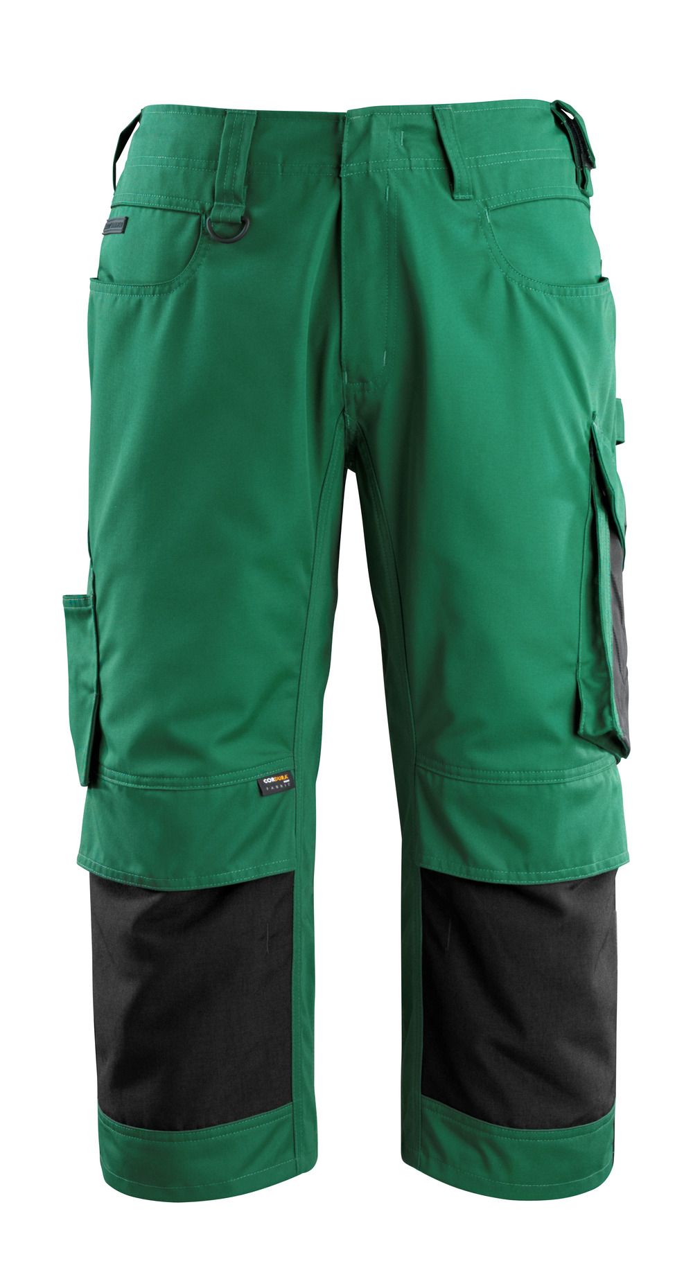 Dreiviertel-Hose mit Knietaschen UNIQUE Grün/Schwarz C47