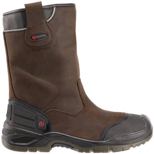Sicherheitsschlupfstiefel Hercules Gr.40 braun S3 SRC WR EN20345 Leder BAAK
