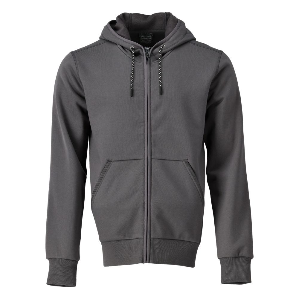 Kapuzenpullover mit Reißverschluss CUSTOMIZED Anthrazitgrau S