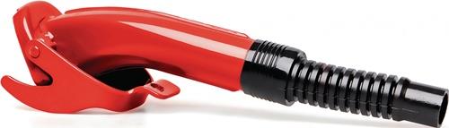 Ausgießstutzen f.Benzin/Diesel o.Fehlbetankungssperre L.280mm B.68mm rot