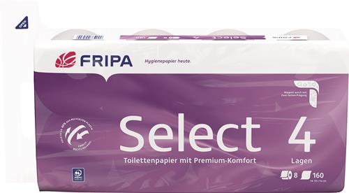 Toilettenpapier Fripa Select 4-lagig FRIPA