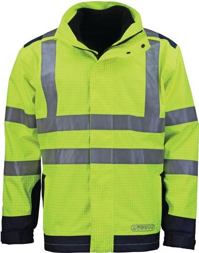 Wetter-,Flamm- u.Warnschutzjacke Gr.L gelb/blau ASATEX