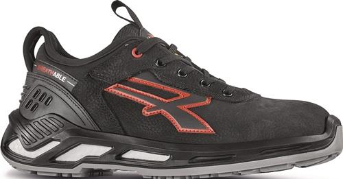 Sicherheitsschuh TUCKER Gr.44 W.11 schwarz/rot S3S CI FO SR ESD