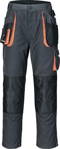Herrenhose Gr.46 dunkelgrau/schwarz/orange TERRATREND