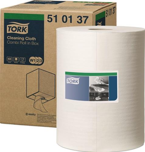 Putztuch TORK 510137 L.ca.152 mxB.ca.315mm weiß 1-lagig Rl.TORK