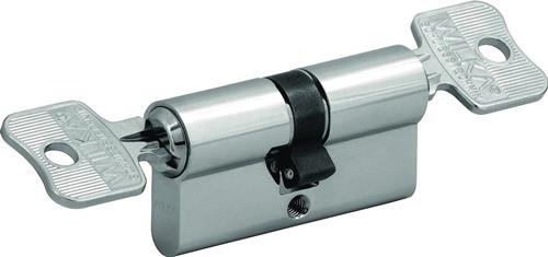 Profildoppelzylinder 3663 30/35mm NuG beids.Anz.Schlü.3 versch.-schl.WILKA
