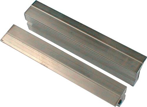 Schraubstockschutzbacke 47/5 N f.Backen-B.100mm Rillenprofil Alu.HAARHAUS