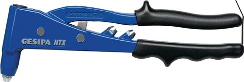 Handblindnietsetzgerät NTX L.260mm Arbeitsber.2,4-5mm o.Öffnungsf.GESIPA