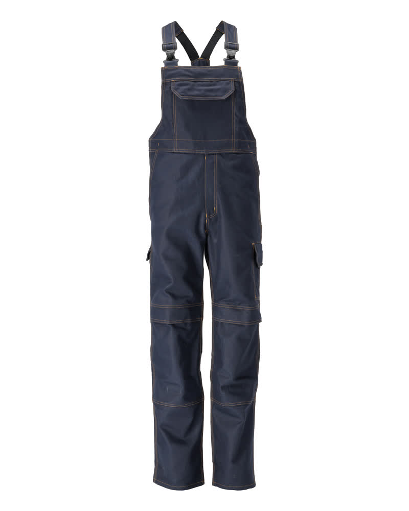 Latzhose mit Knietaschen MULTISAFE Schwarzblau 90C52