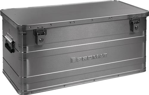Aluminiumbox L780xB380xH380mm 90l m.Klappverschluss u.Zylinderschl.PROMAT