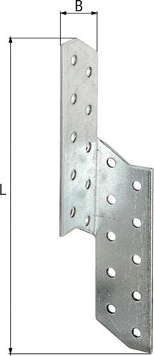 Sparrenpf.Ank.ETA-08/0170 L/R 170x32x2mm GAH
