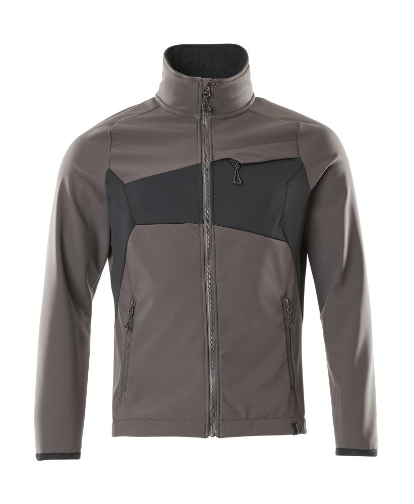 Softshelljacke ACCELERATE Dunkelanthrazit/Schwarz L