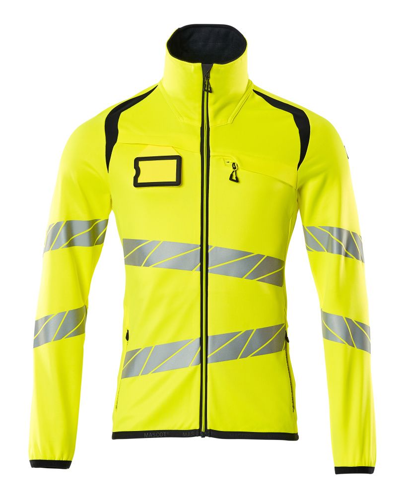 Fleecejacke ACCELERATE SAFE Hi-vis Gelb/Schwarzblau L