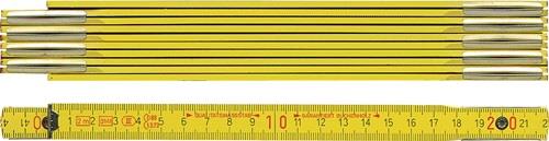Gliedermaßstab L.1m B.16mm mm/cm EG III Buche gelb BMI
