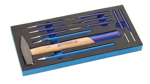 Werkzeugmodul 11-tlg.1/3-Modul Meißel,Splintentreiber PROMAT