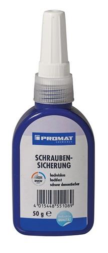 Schraubensicherung 50g hf.hv.rot DVGW Flasche PROMAT CHEMICALS