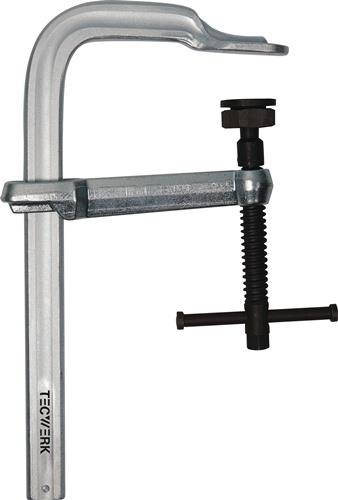 Hochleistungsschlosserzwinge Spann-W.250mm A.140mm Knebel TECWERK
