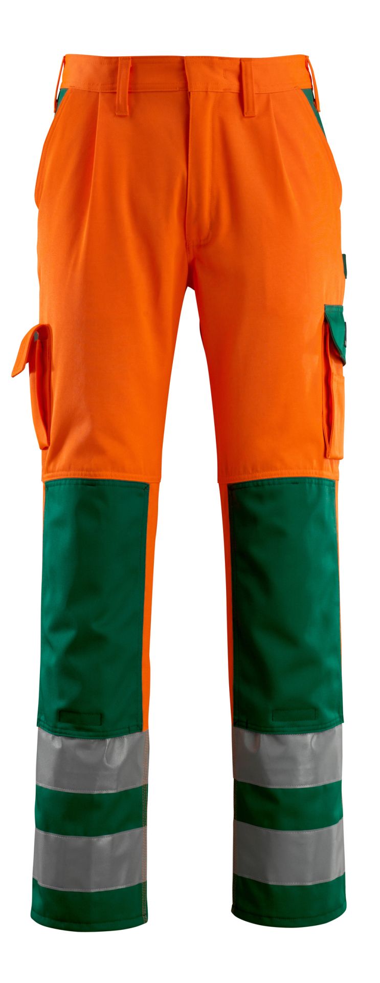Hose mit Knietaschen SAFE COMPETE Hi-vis Orange/Grün 76C54