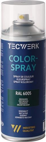 Colorspray moosgrün seidenmatt RAL 6005 400ml Spraydose TECWERK