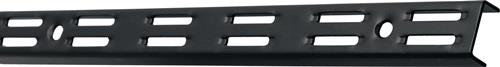Wandsch.L.500mm schwarz ma STA zweireihige Lochung ALFER ELEMENT SYSTEM