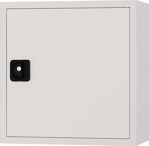 Hängeschrank H600xB600xT200mm Vollblechtür lichtgrau/lichtgrau