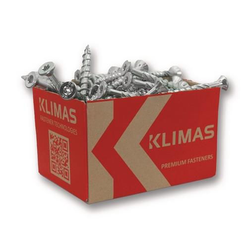 Spanplattenschr.3,5x30 Senkkopf hell verz.TORX KLIMAS